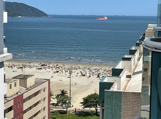 Estanconfor Santos Com Vista Mar 7 Ac Garagem Alto 17º Andar