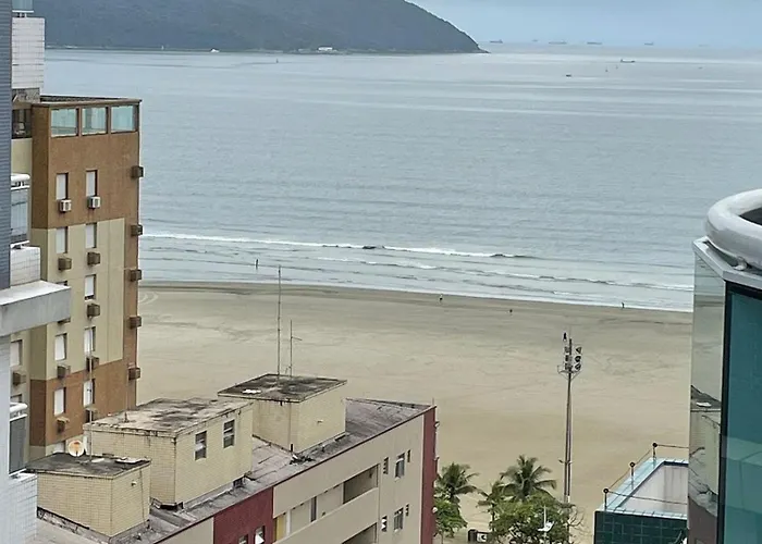 Estanconfor Santos Com Vista Mar 7 Ac Garagem Alto 17º Andar
