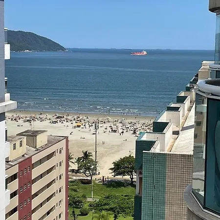 Estanconfor Santos Com Vista Mar 7 Ac Garagem Alto 17º Andar Apartment Exterior photo
